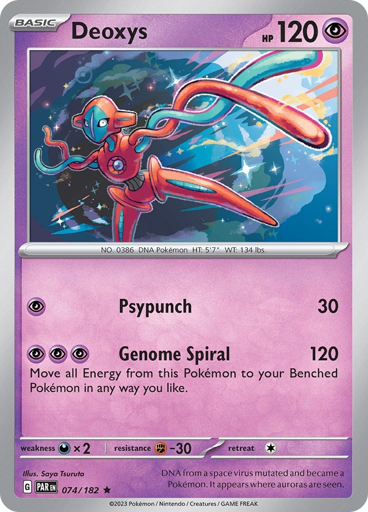 Deoxys (74) (PAR) - Pokemon Single