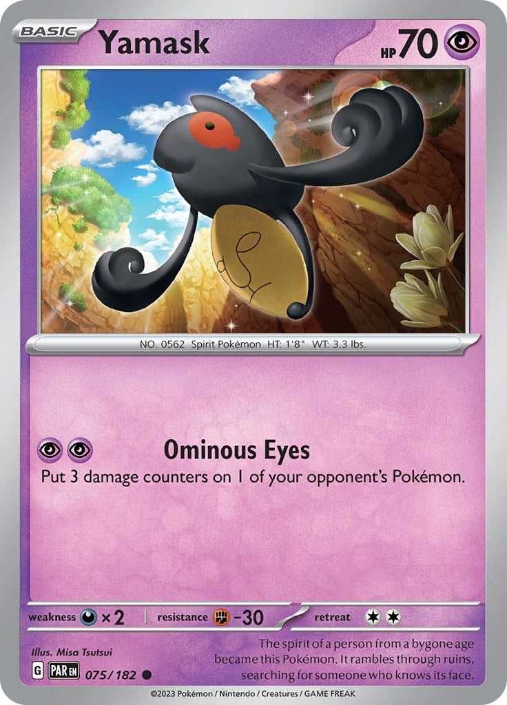 Yamask (75) (PAR) - Pokemon Single