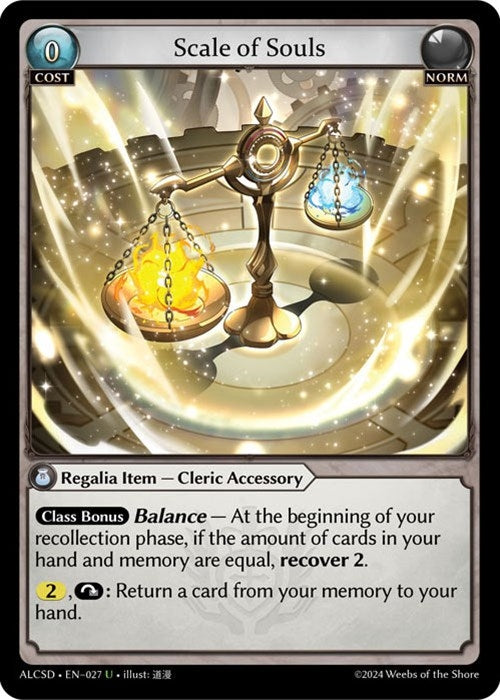 Image for Scale of Souls (027) (Alchemical Revolution Starter Decks) - Grand Archive TCG