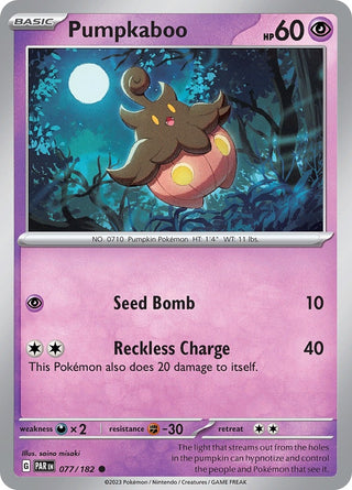 Pumpkaboo (77) (PAR) - Pokemon Single
