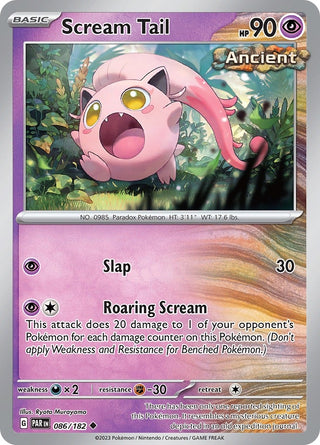 Scream Tail (86) (PAR) - Pokemon Single