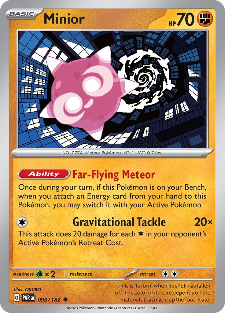 Minior - 099/182 (099/182) [SV04: Paradox Rift] - Pokemon Single