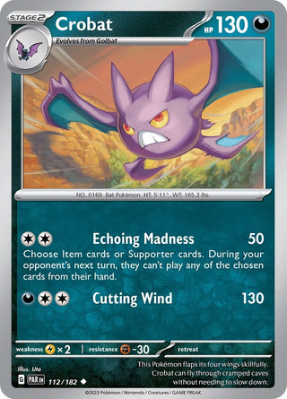 Crobat (112) (PAR) - Pokemon Single