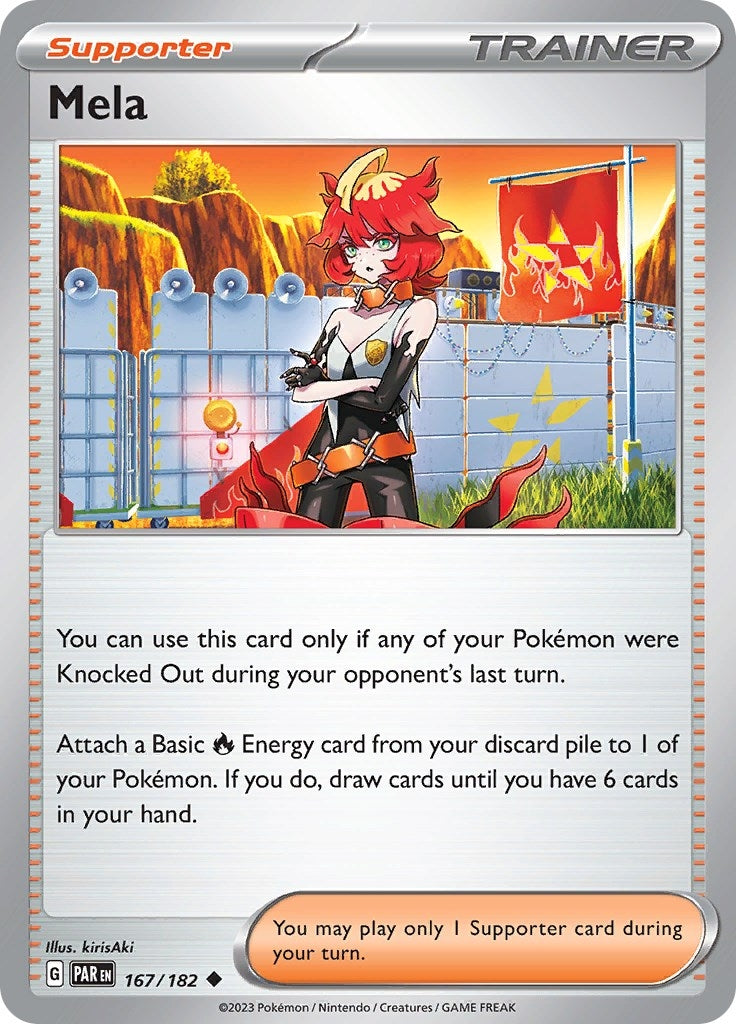 Mela (167/182) [SV04: Paradox Rift] - Pokemon Single