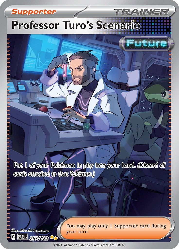 Image for Professor Turo's Scenario (257/182) (SV04: Paradox Rift) - Pokemon