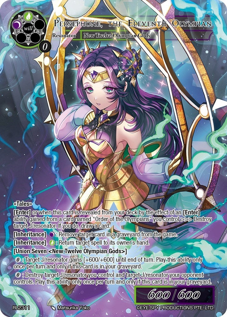 Persephone the Eleventh Olympian (2311) [PRO] - Force of Will Single