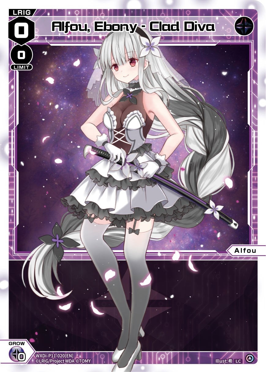 Alfou Ebony - Clad Diva (11020) [WXDi-P11] - WIXOSS Single