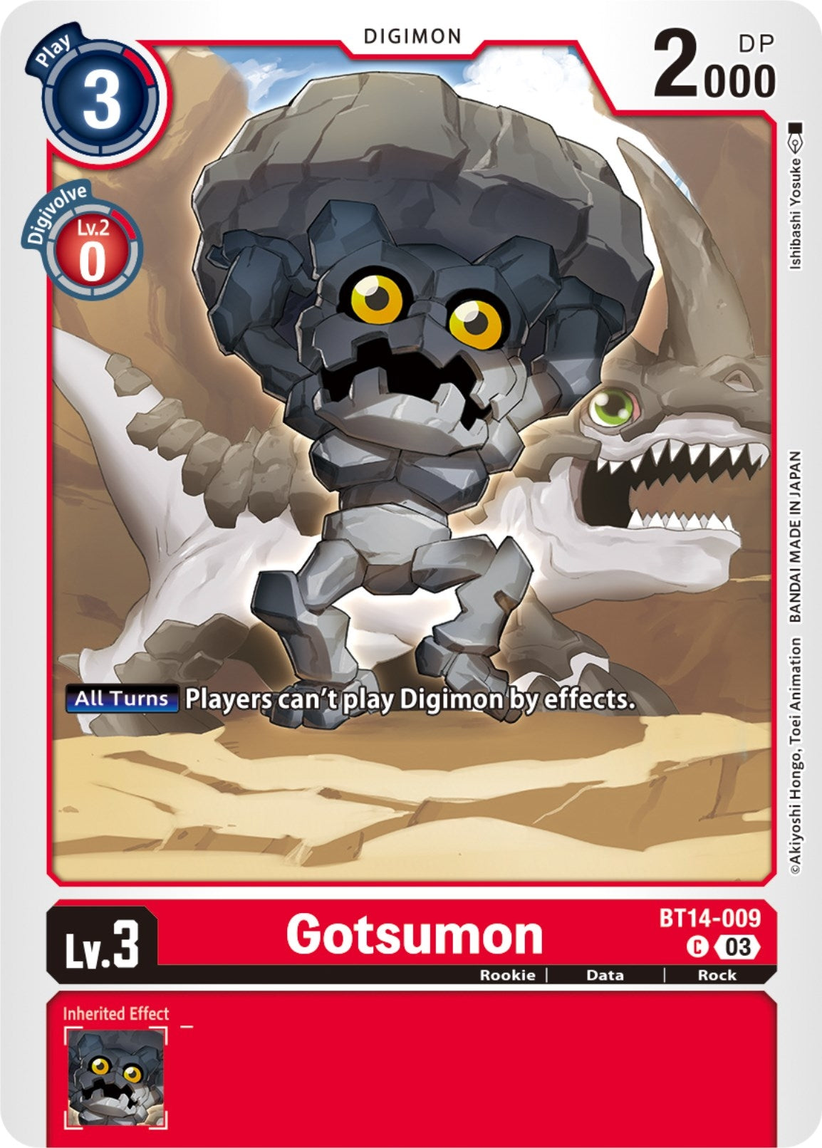 Gotsumon (14009) [BT14] - Digimon Card Game Single