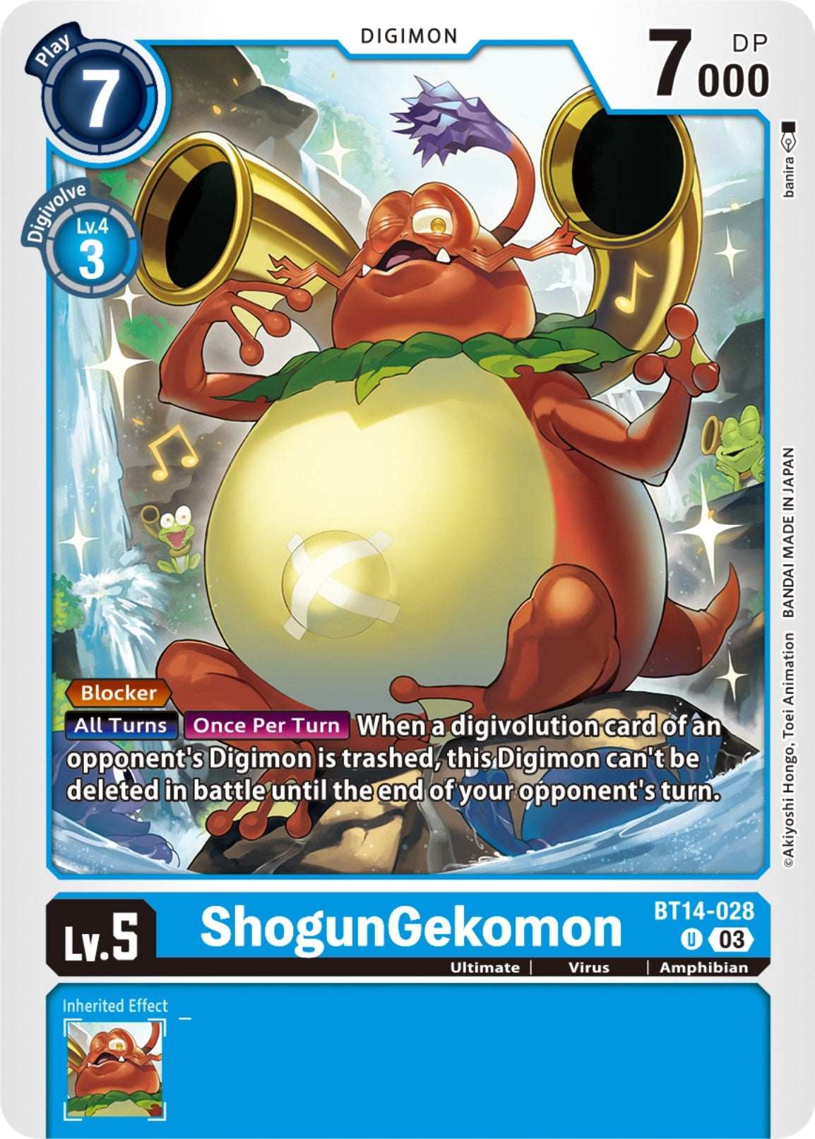 ShogunGekomon (14028) [BT14] - Digimon Card Game Single