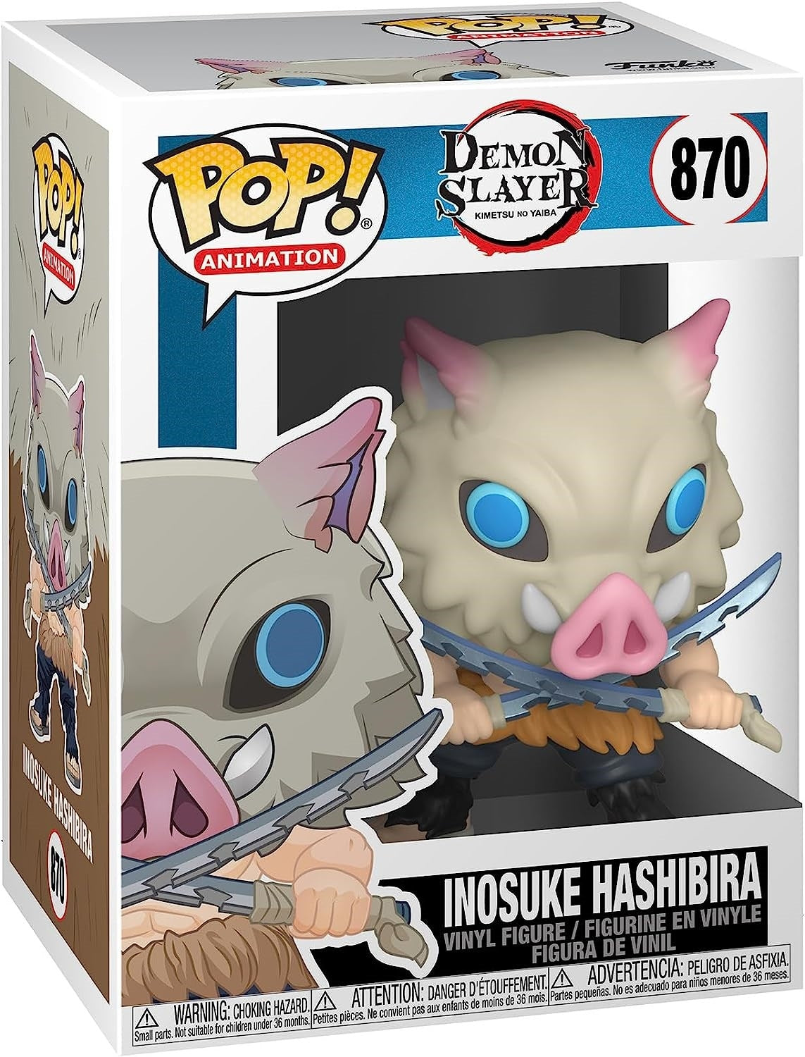 Demon Slayer: Inosuke Hashibira (870) [POP!] - Funko Sealed