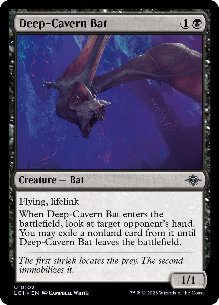 Deep-Cavern Bat (102) [LCI] - MTG Single