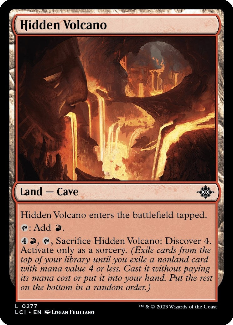 Hidden Volcano (277) [LCI] - MTG Single