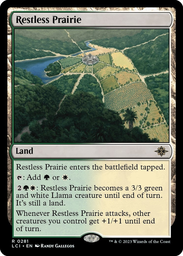 Restless Prairie (281) [LCI] - MTG Single
