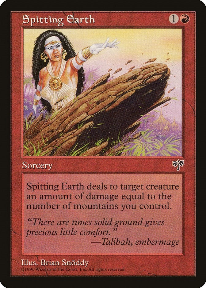 Spitting Earth [MIR] - MTG Single