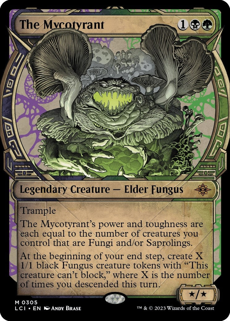 The Mycotyrant (Showcase) (305) [LCI] - MTG Single