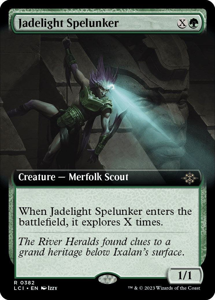 Jadelight Spelunker (Extended Art) (382) [LCI] - MTG Single