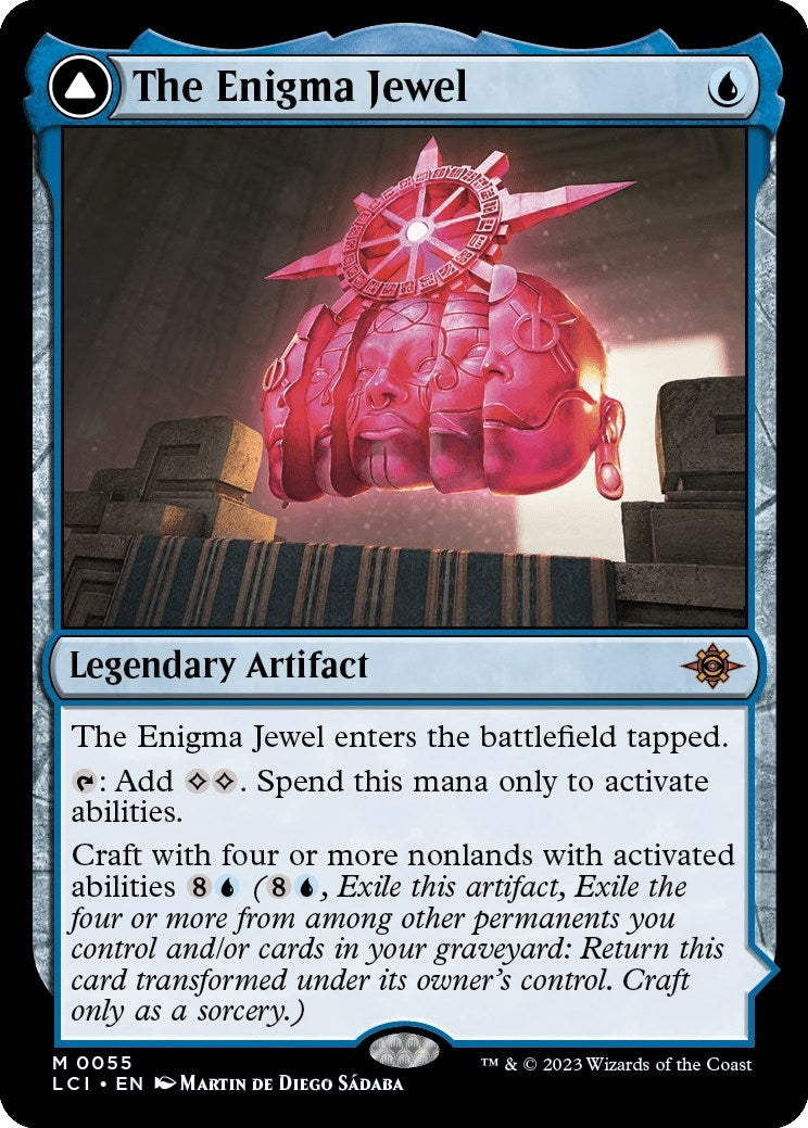 The Enigma Jewel (55) [LCI] - MTG Single