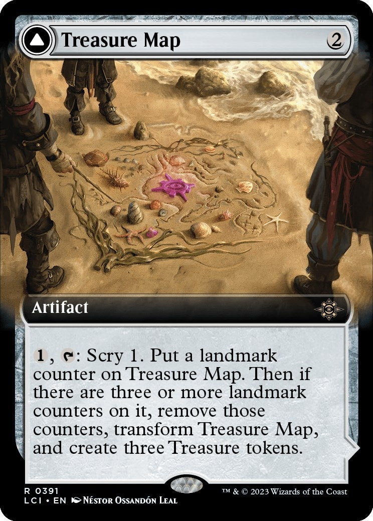 Treasure Map (Extended Art) (391) [LCI] - MTG Single