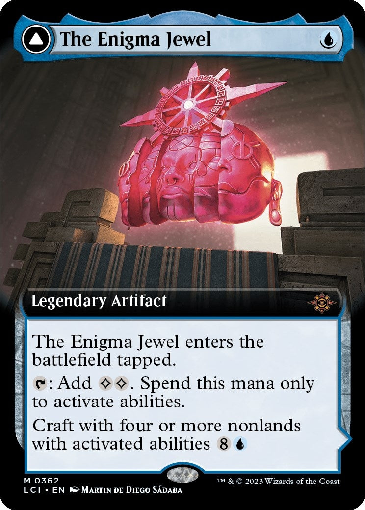 The Enigma Jewel (Extended Art) (362) [LCI] - MTG Single
