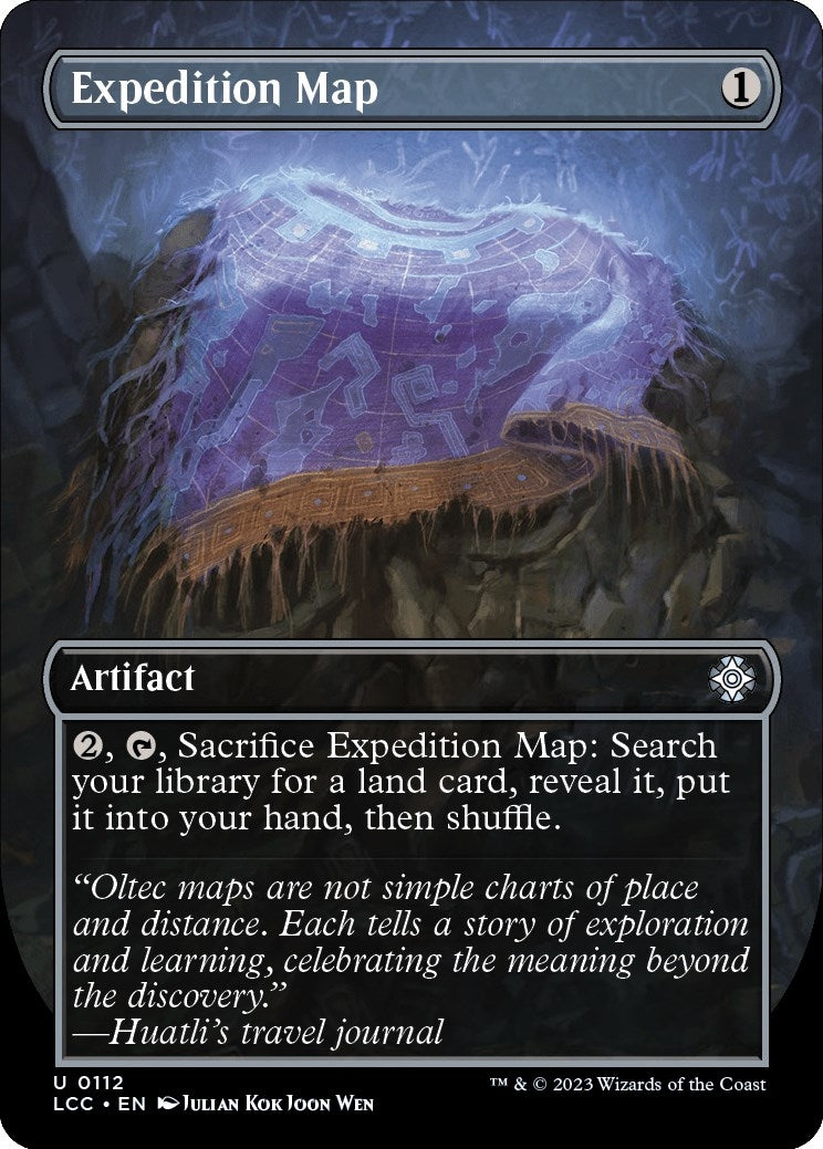 Expedition Map (Borderless) (112) [LCC] - MTG Single