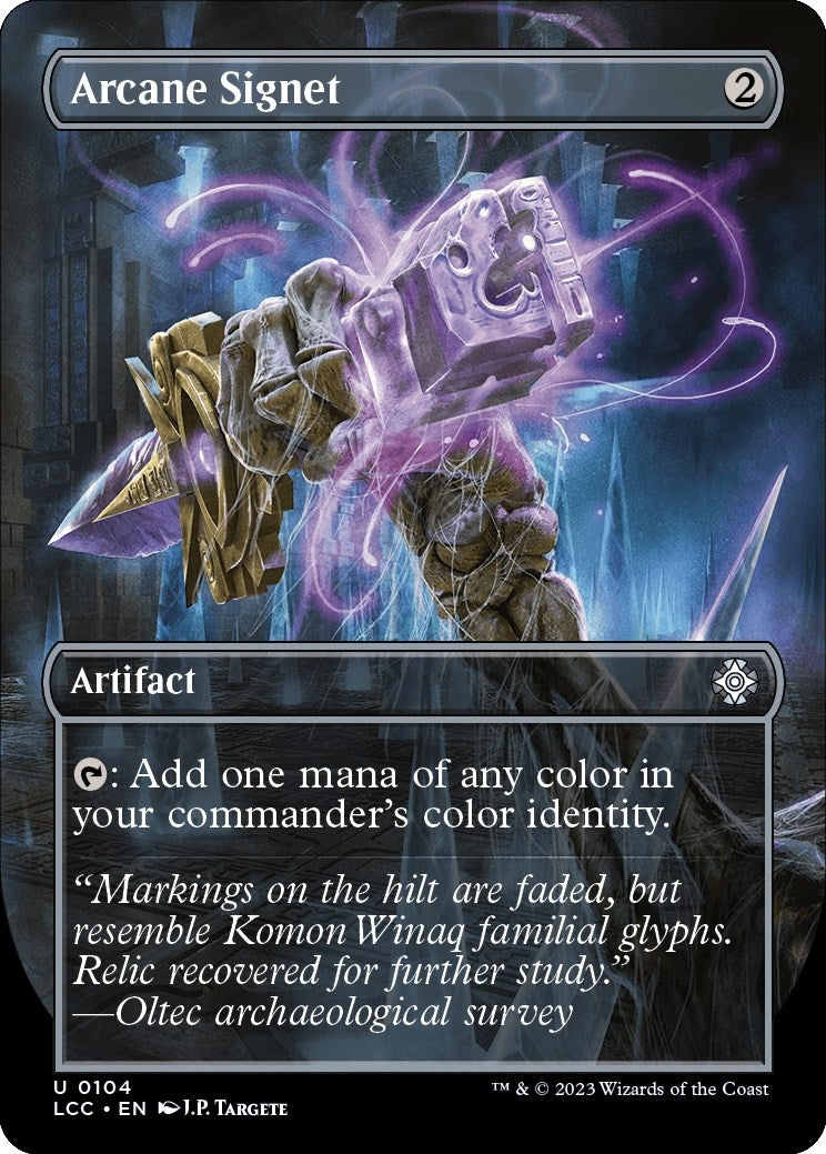 Arcane Signet (Borderless) (104) [LCC] - MTG Single