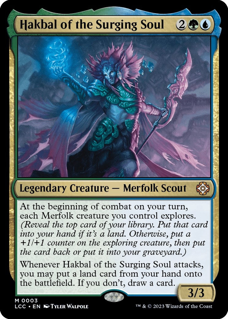 Hakbal of the Surging Soul (3) [LCC] - MTG Single