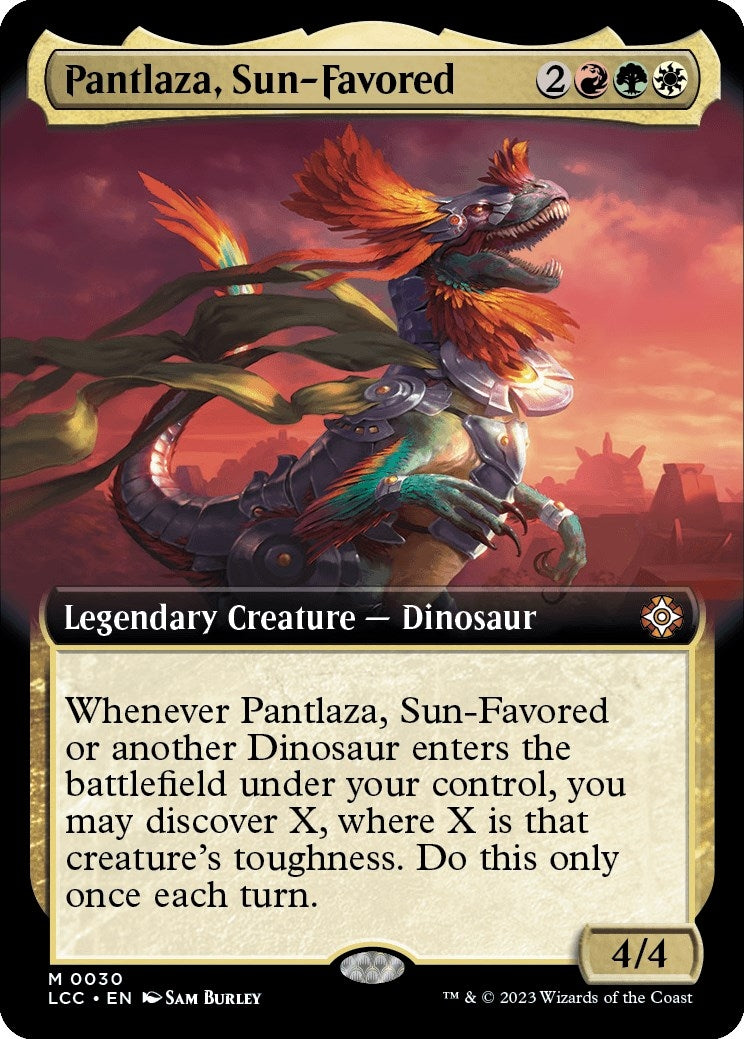 Pantlaza Sun-Favored (Extended Art) (30) [LCC] - MTG Single