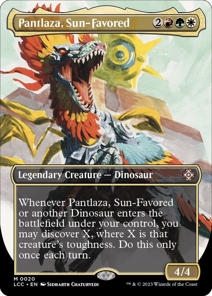 Pantlaza Sun-Favored (Borderless) (20) [LCC] - MTG Single