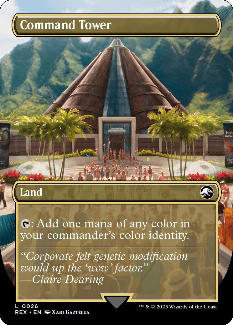 Command Tower (Borderless) (26) [REX] - MTG Single