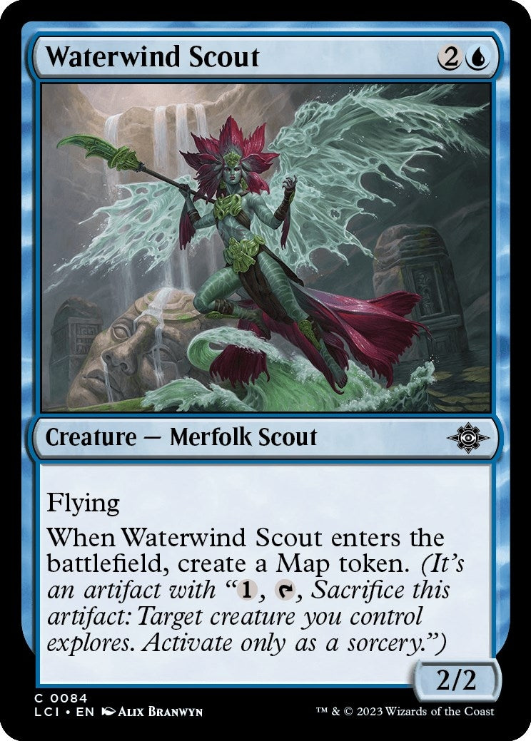 Waterwind Scout (84) [LCI] - MTG Single