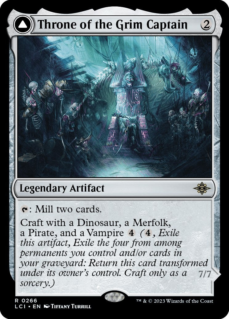 Throne of the Grim Captain (266) [LCI] - MTG Single