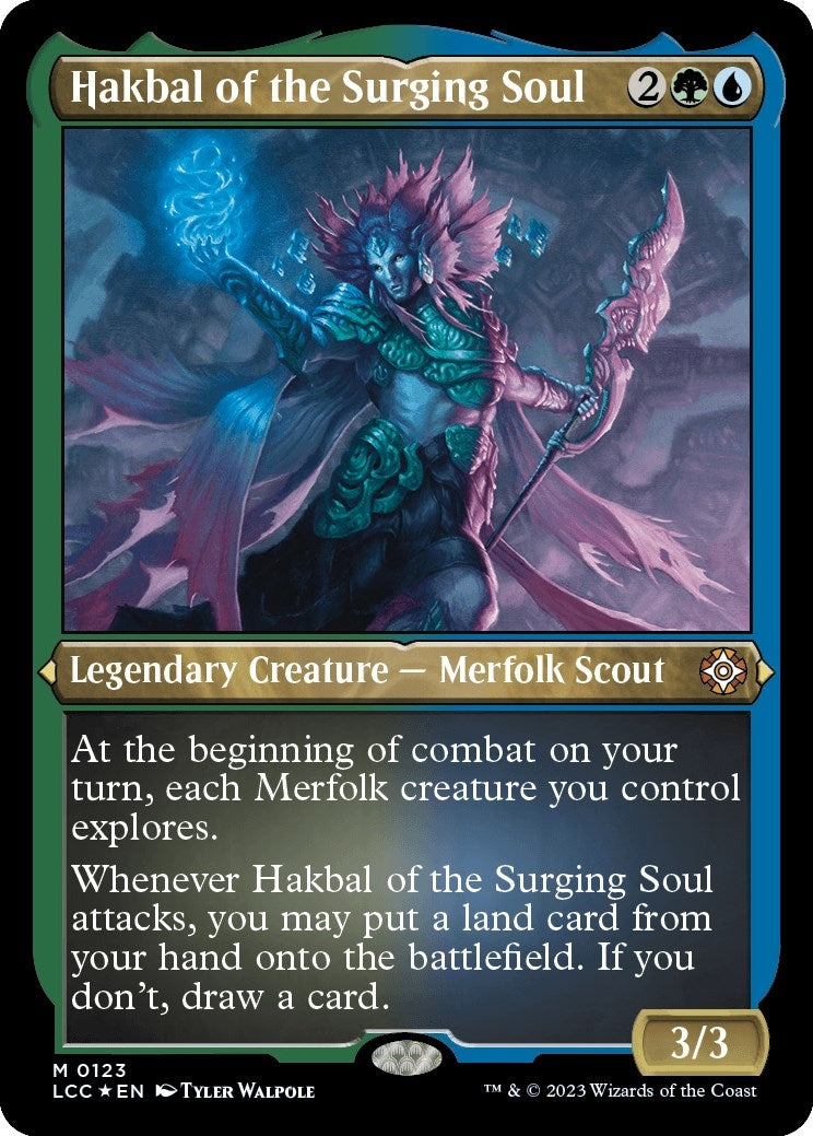 Hakbal of the Surging Soul (Display Commander) - Thick Stock (123) [LCC] - MTG Single