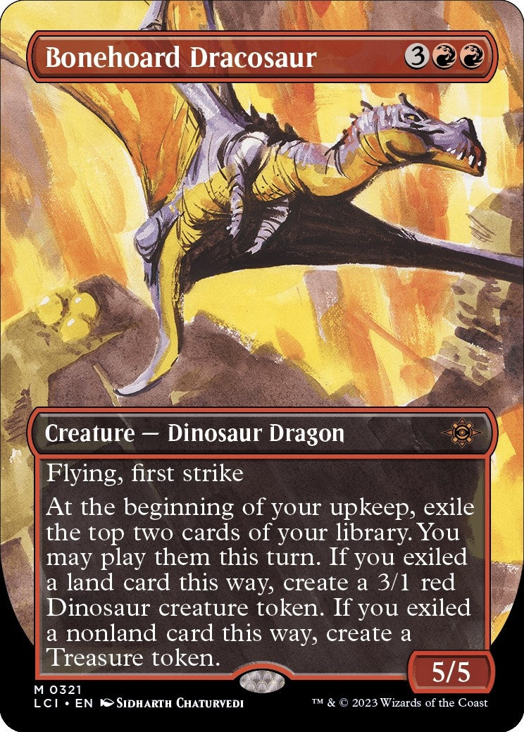 Bonehoard Dracosaur (Borderless) (321) [LCI] - MTG Single