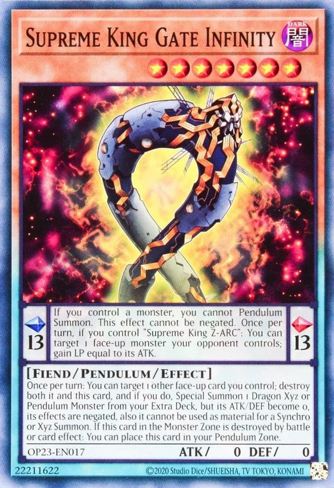 Supreme King Gate Infinity (23017) (OP23) - YuGiOh Single