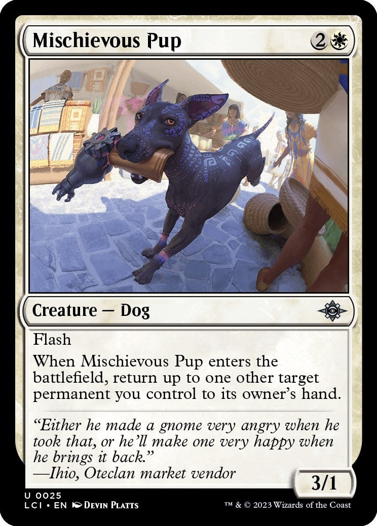 Mischievous Pup (25) [LCI] - MTG Single