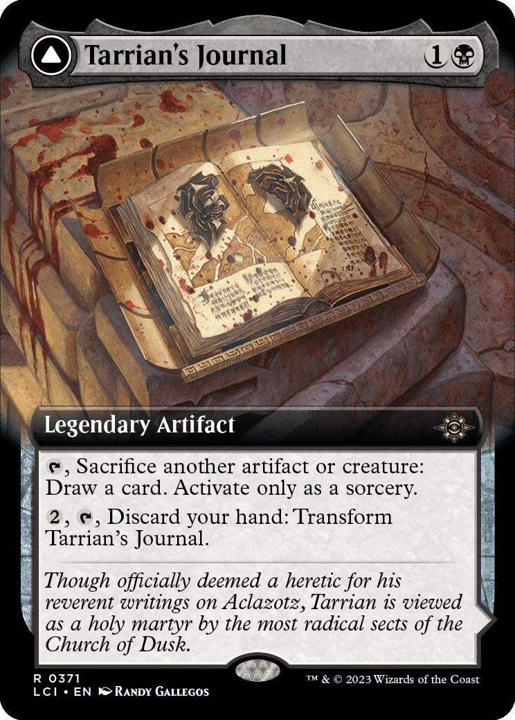Tarrian’s Journal (Extended Art) (371) [LCI] - MTG Single