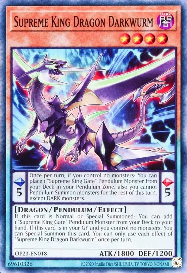Supreme King Dragon Darkwurm (23018) (OP23) - YuGiOh Single