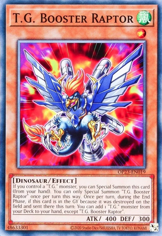 T.G. Booster Raptor (23019) (OP23) - YuGiOh Single