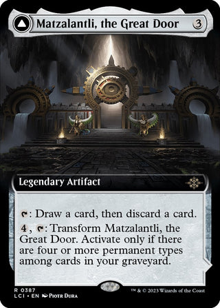 Matzalantli the Great Door (Extended Art) (387) [LCI] - MTG Single