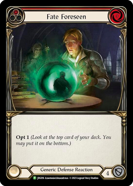 Fate Foreseen (Red) - JDG016 (16) [PR] - Flesh and Blood TCG Single