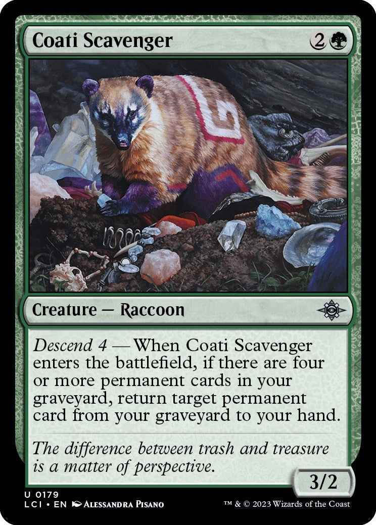 Coati Scavenger (179) [LCI] - MTG Single