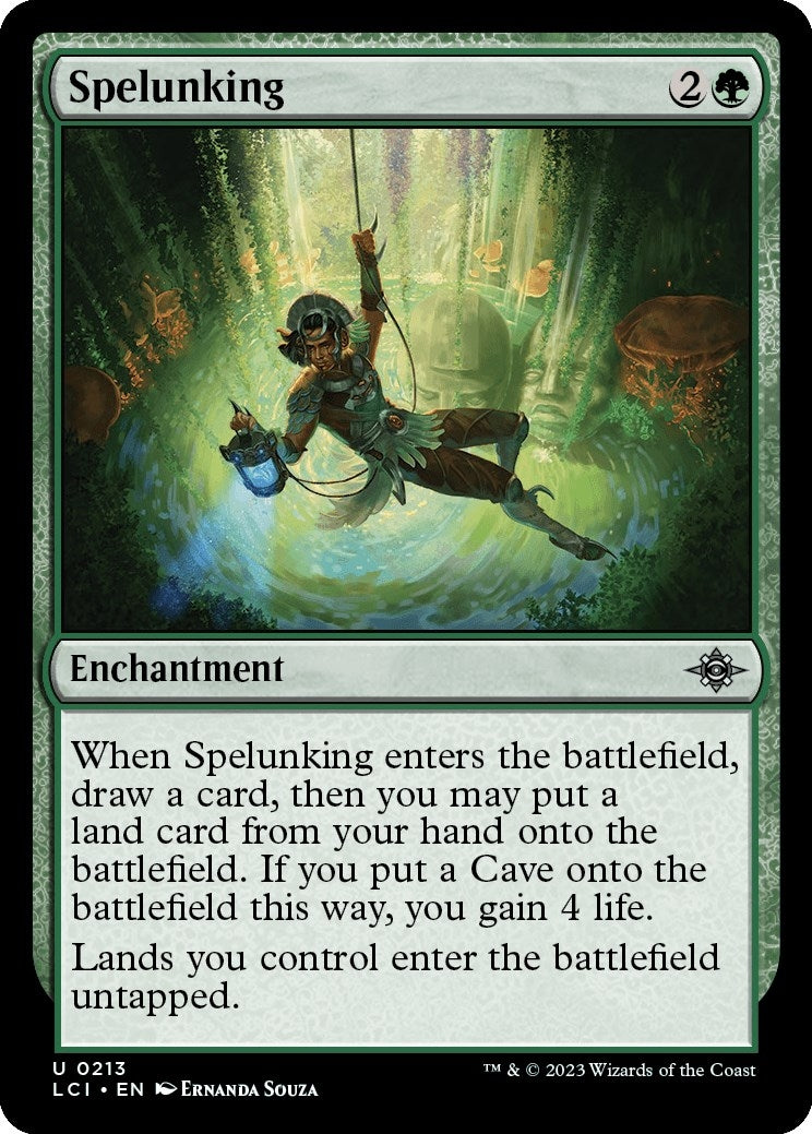 Spelunking (213) [LCI] - MTG Single