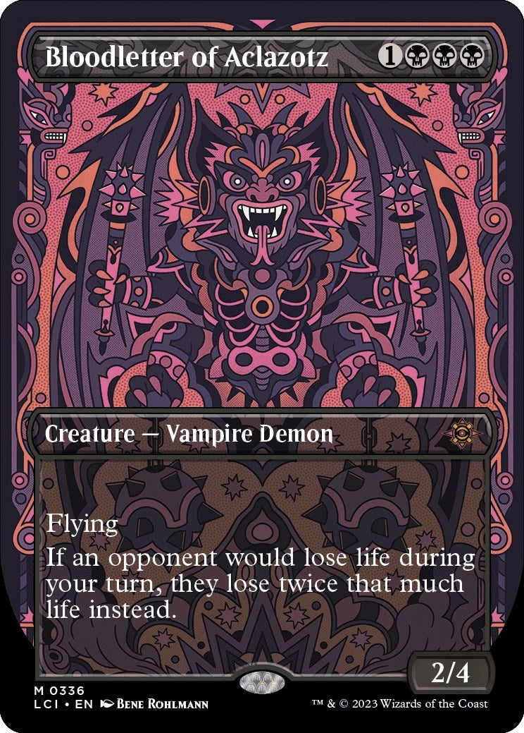 Bloodletter of Aclazotz (Borderless) (336) [LCI] - MTG Single