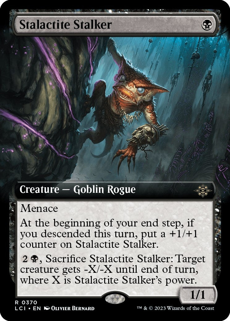 Stalactite Stalker (Extended Art) (370) [LCI] - MTG Single