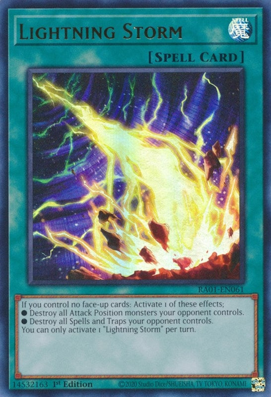 Lightning Storm (UR) (1061) (RA01) - YuGiOh Single