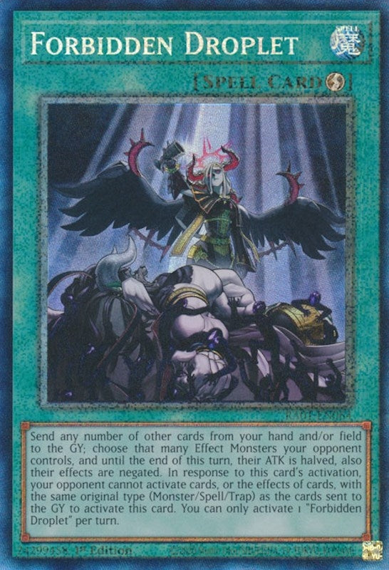 Forbidden Droplet (PCR) (1064) (RA01) - YuGiOh Single