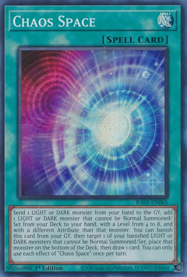 Chaos Space (1065) (RA01) - YuGiOh Single