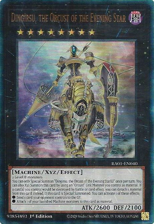 Dingirsu the Orcust of the Evening Star (PUR) (1040) (RA01) - YuGiOh Single