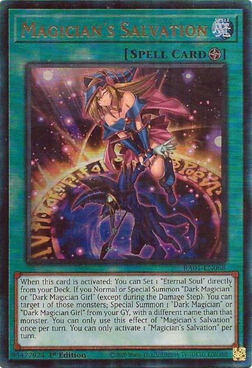 Magician’s Salvation (PUR) (1068) (RA01) - YuGiOh Single