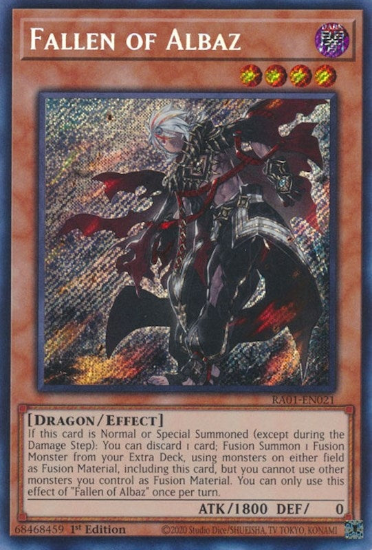 Fallen of Albaz (Secret Rare) (1021) (RA01) - YuGiOh Single